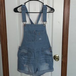 Short Jean Overalls